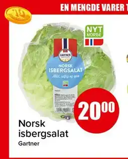 Spar Norsk isbergsalat tilbud