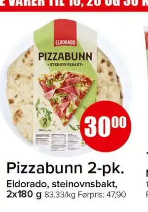 Spar Pizzabunn 2-pk tilbud
