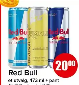 Spar Red Bull tilbud