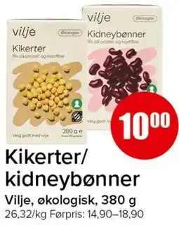 Spar Kikerter/kidneybønner tilbud