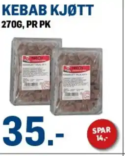 Price Lagerbutikk Kebab kjøtt tilbud
