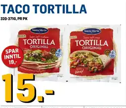 Price Lagerbutikk Taco tortilla tilbud