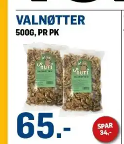 Price Lagerbutikk Valnøtter tilbud