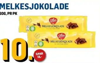 Price Lagerbutikk Melkesjokolade tilbud
