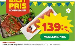 Stora Coop Färsk laxfilé tilbud