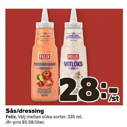 Stora Coop Sås/dressing tilbud