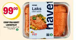 Coop Extra Coop fra havet laksefilet tilbud