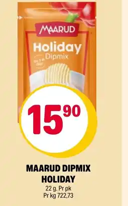 Coop Extra Maarud dipmix holiday tilbud