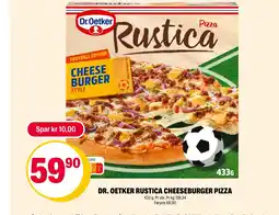 Coop Extra Dr. oetker rustica cheeseburger pizza tilbud