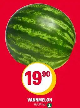 Coop Extra Vannmelon tilbud