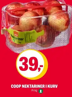 Coop Extra Coop nektariner i kurv tilbud