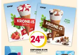 Coop Extra Coop krone-is 6 pk tilbud