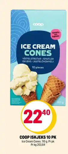 Coop Extra Coop iskjeks 10 pk tilbud