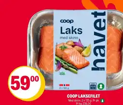 Coop Extra Coop laksefilet tilbud