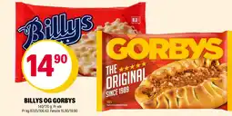 Coop Extra Billys og gorbys tilbud