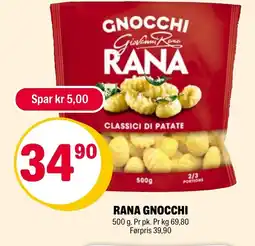 Coop Extra Rana gnocchi tilbud