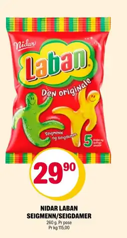 Coop Extra Nidar laban seigmenn/seigdamer tilbud