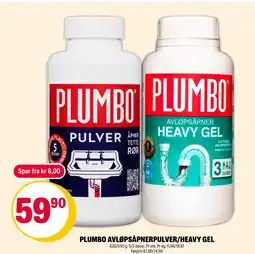 Coop Extra Plumbo avløpsåpnerpulver/heavy gel tilbud