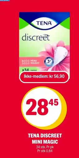 Coop Extra Tena discreet mini magic tilbud
