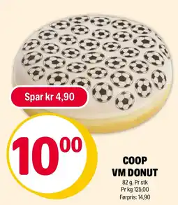 Coop Extra Coop vm donut tilbud