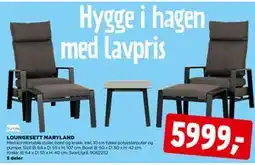 jem & fix LOUNGESETT MARYLAND tilbud