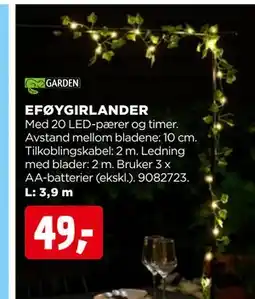 jem & fix EFØYGIRLANDER tilbud