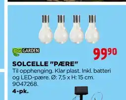 jem & fix SOLCELLE PÆRE tilbud
