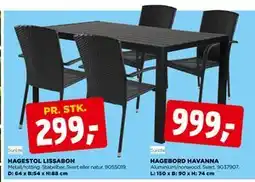 jem & fix HAGEBORD HAVANNA tilbud