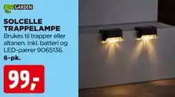 jem & fix SOLCELLE TRAPPELAMPE tilbud