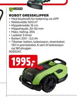 jem & fix ROBOT GRESSKLIPPER tilbud