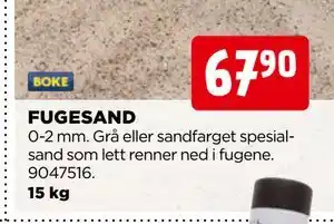 jem & fix FUGESAND tilbud