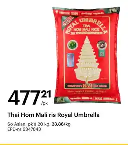Storcash Thai Hom Mali ris Royal Umbrella tilbud