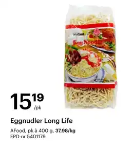 Storcash Eggnudler Long Life tilbud