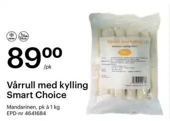 Storcash Vårrull med kylling Smart Choice tilbud