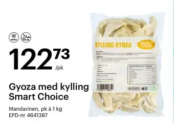 Storcash Gyoza med kylling Smart Choice tilbud
