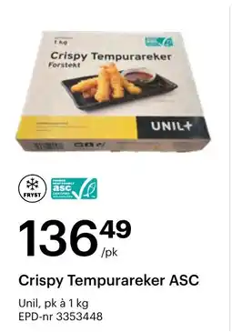Storcash Crispy Tempurareker ASC tilbud