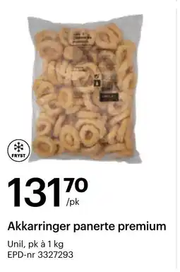 Storcash Akkarringer panerte premium tilbud