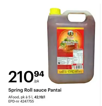 Storcash Spring Roll sauce Pantai tilbud