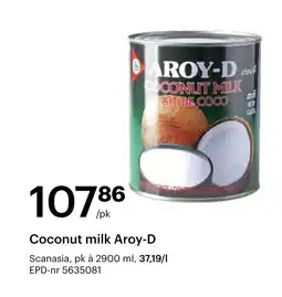 Storcash Coconut milk Aroy-D tilbud
