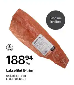 Storcash Laksefilet E-trim tilbud