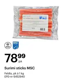 Storcash Surimi sticks MSC tilbud