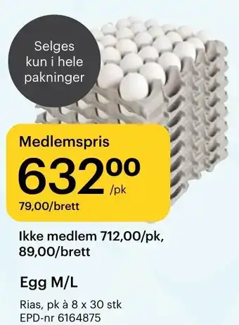 Storcash Egg M/L tilbud