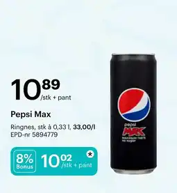 Storcash Pepsi Max tilbud