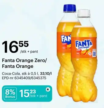 Storcash Fanta Orange Zero/ Fanta Orange tilbud