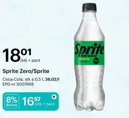 Storcash Sprite Zero/Sprite tilbud