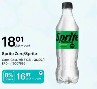 Storcash Sprite Zero/Sprite tilbud