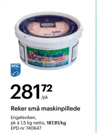 Storcash Reker små maskinpillede tilbud