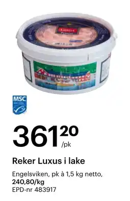 Storcash Reker Luxus i lake tilbud