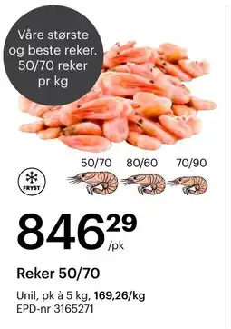 Storcash Reker 50/70 tilbud