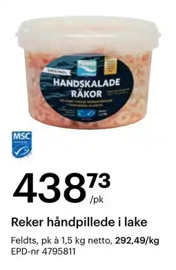 Storcash Reker håndpillede i lake tilbud